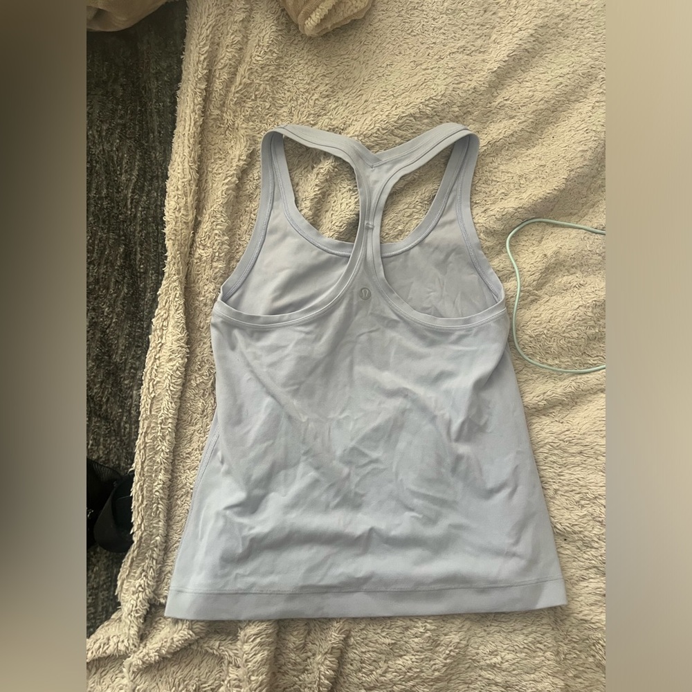 Lululemon lilac/periwinkle tank top size 4